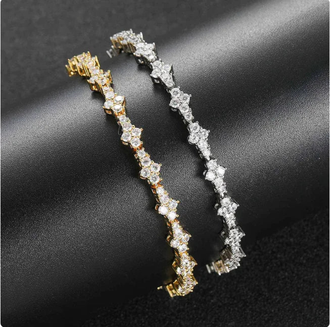 Mini Cross Tennis Bracelet