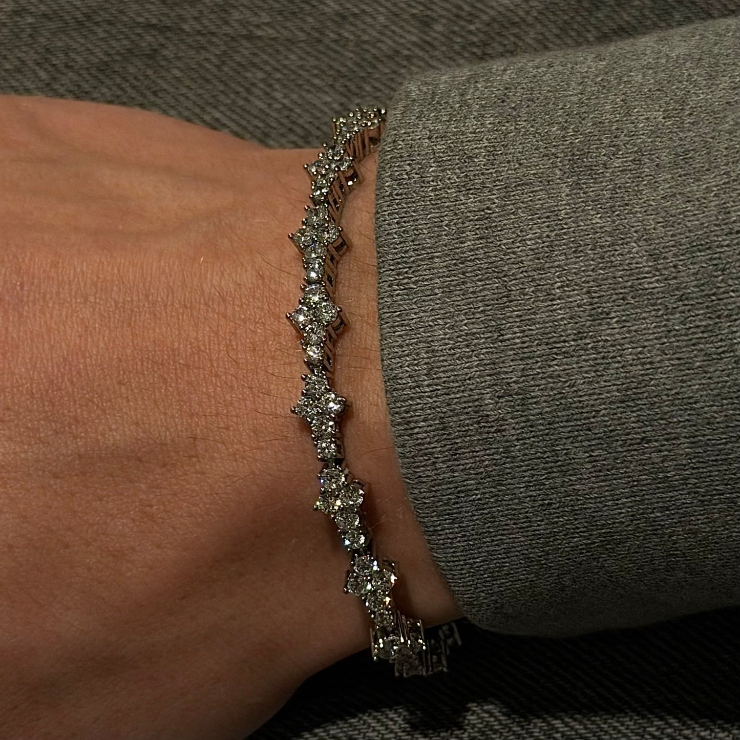 Mini Cross Tennis Bracelet